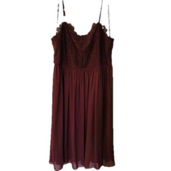 PURPLE M&S Marks and Spencers NWT Occasion Dress Spaghetti Straps Size US 16 - Picture 1 of 15